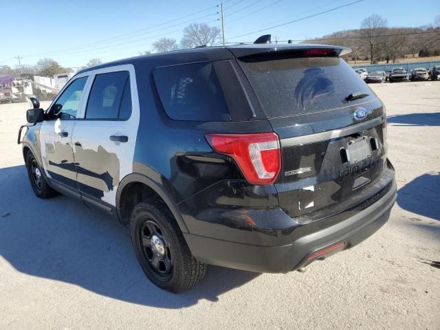 1FM5K8AR7HGE39738 - 2017 FORD EXPLORER POLICE INTERCEPTOR أسود صورة 2