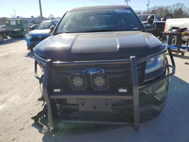 1FM5K8AR7HGE39738 - 2017 FORD EXPLORER POLICE INTERCEPTOR أسود صورة 5