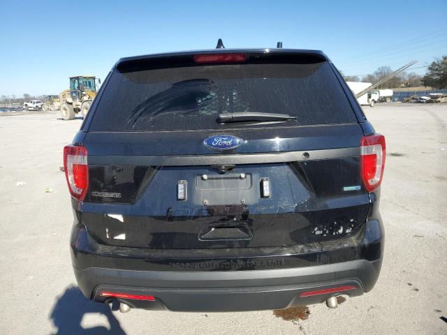 1FM5K8AR7HGE39738 - 2017 FORD EXPLORER POLICE INTERCEPTOR أسود صورة 6