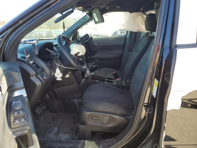 1FM5K8AR7HGE39738 - 2017 FORD EXPLORER POLICE INTERCEPTOR أسود صورة 7