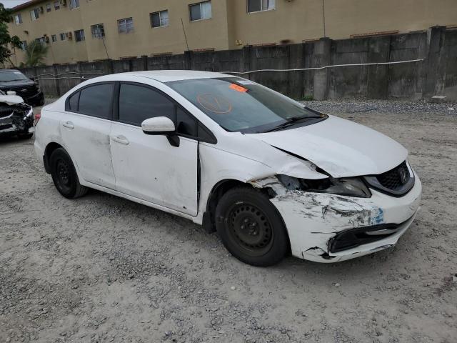 19XFB2F52FE075818 - 2015 HONDA CIVIC LX WHITE photo 4