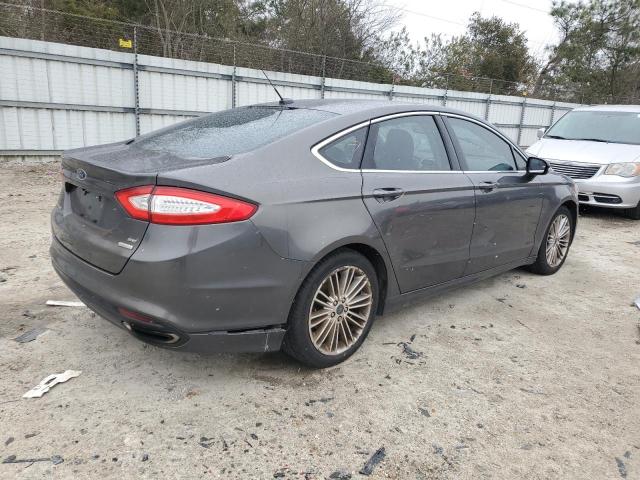 3FA6P0H98GR140418 - 2016 FORD FUSION SE GRAY photo 3