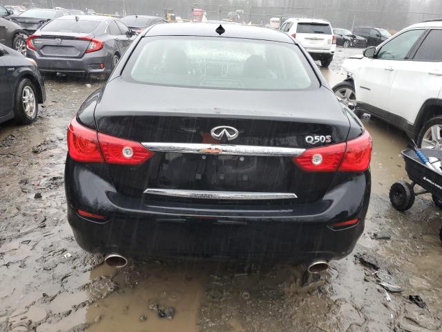 JN1BV7AP3FM337443 - 2015 INFINITI Q50 BASE BLACK photo 6