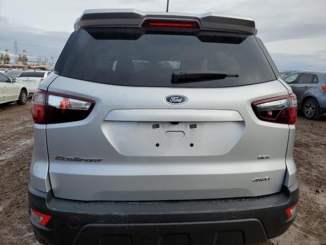 MAJ6S3JL2LC362581 - 2020 FORD ECOSPORT SES Сріблястий фото 6