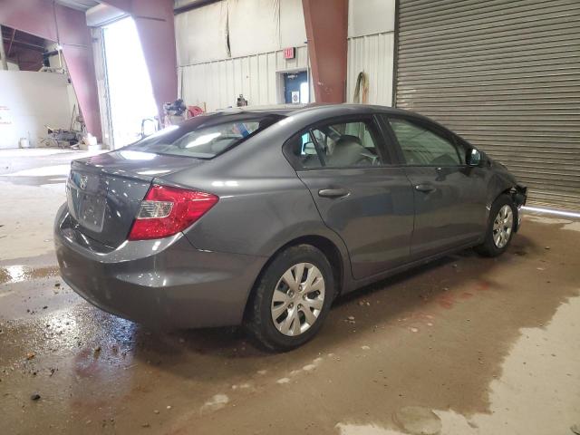 19XFB2F50CE059628 - 2012 HONDA CIVIC LX CHARCOAL photo 3