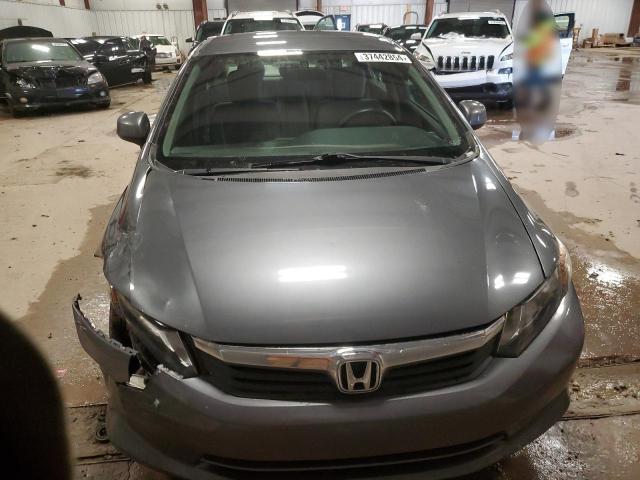 19XFB2F50CE059628 - 2012 HONDA CIVIC LX CHARCOAL photo 5