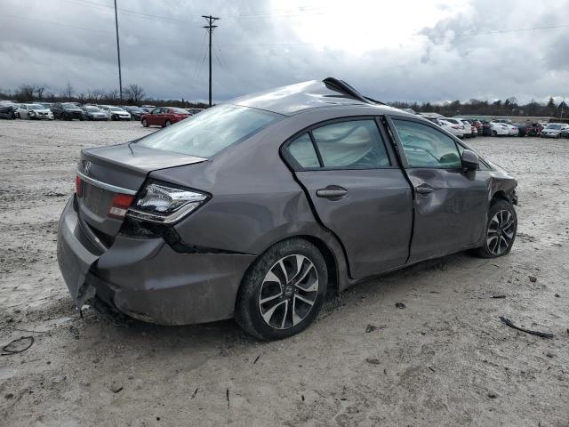 19XFB2F8XDE043271 - 2013 HONDA CIVIC EX GRAY photo 3