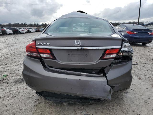 19XFB2F8XDE043271 - 2013 HONDA CIVIC EX GRAY photo 6