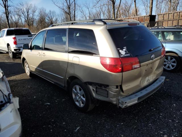 5TDZA23C15S277122 - 2005 TOYOTA SIENNA CE GOLD photo 2