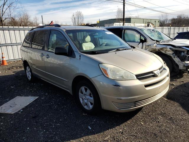 5TDZA23C15S277122 - 2005 TOYOTA SIENNA CE GOLD photo 4