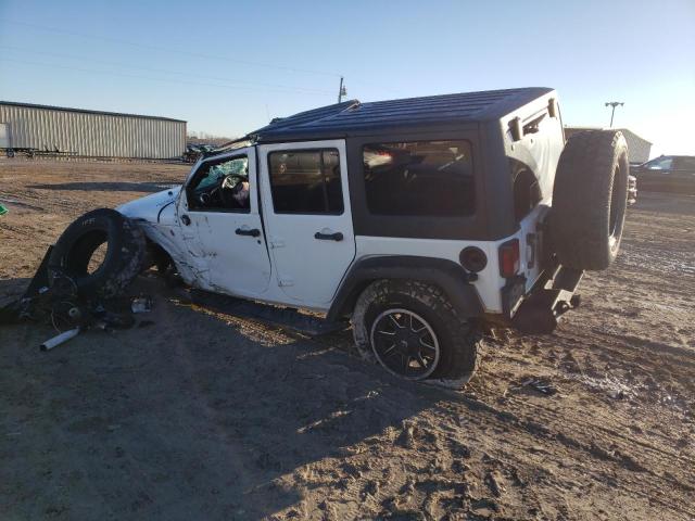 1C4HJWEG3CL267192 - 2012 JEEP WRANGLER U SAHARA WHITE photo 2