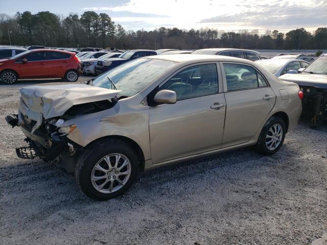 2T1BU40E79C025223 - 2009 TOYOTA COROLLA BASE GOLD photo 1