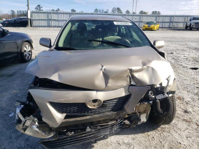 2T1BU40E79C025223 - 2009 TOYOTA COROLLA BASE GOLD photo 5