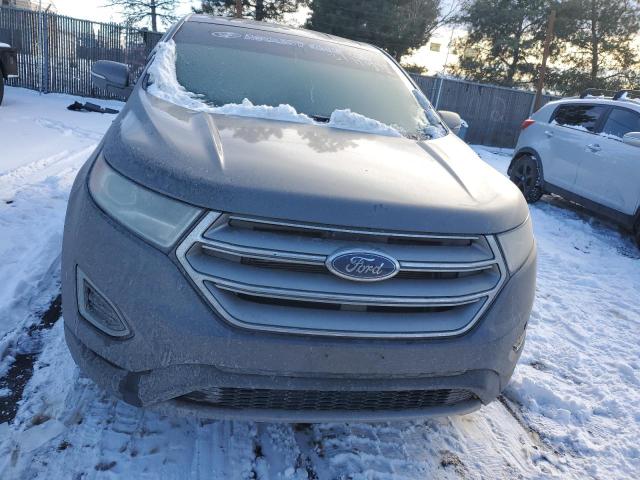 2FMPK4J83GBC41432 - 2016 FORD EDGE SEL GRAY photo 5