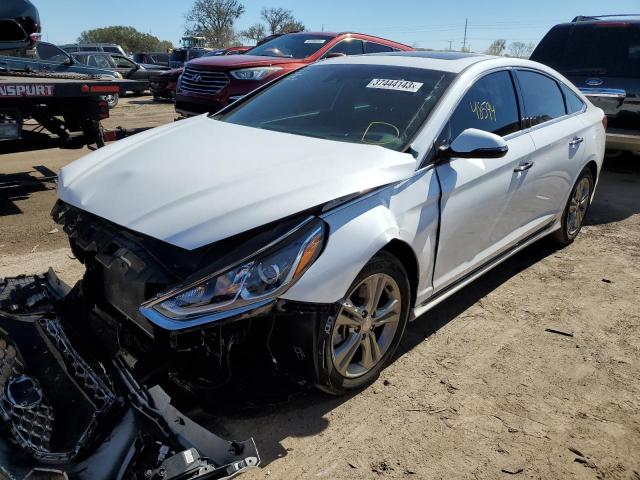 5NPE34AF8KH768645 - 2019 HYUNDAI SONATA LIMITED WHITE photo 1