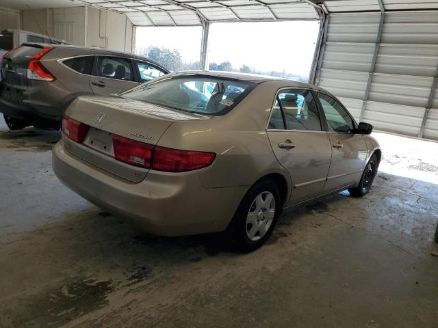 1HGCM56435A125201 - 2005 HONDA ACCORD LX TAN photo 3