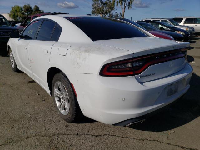 2C3CDXBG6KH572245 - 2019 DODGE CHARGER SXT WHITE photo 2