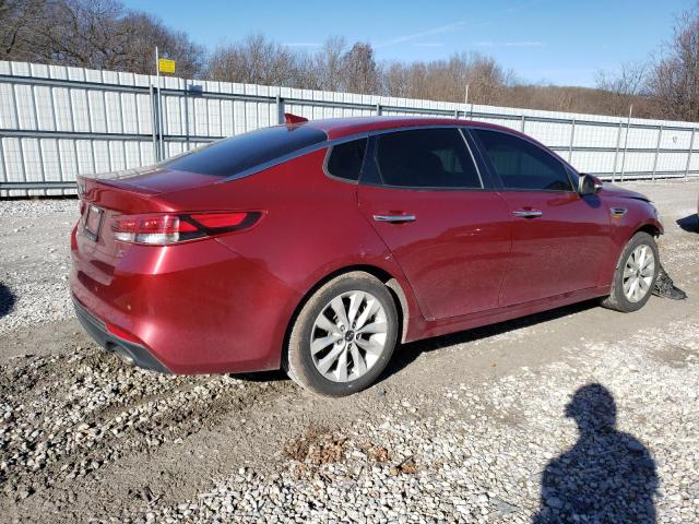 5XXGT4L38JG203852 - 2018 KIA OPTIMA LX RED photo 3