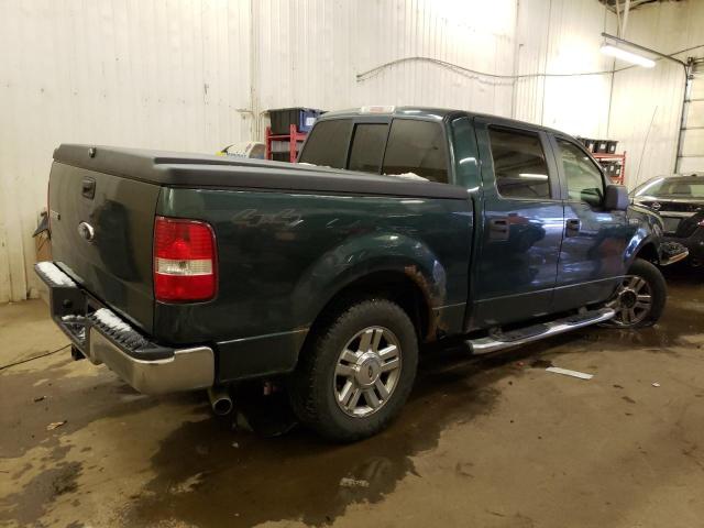 1FTPW14VX8KD46811 - 2008 FORD F150 SUPERCREW GREEN photo 3