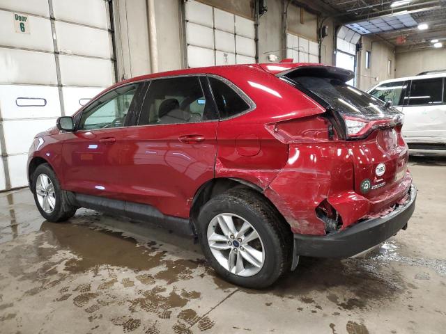 2FMPK4J86GBB18854 - 2016 FORD EDGE SEL RED photo 2