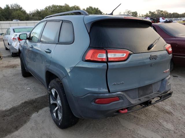 1C4PJMBS9EW308709 - 2014 JEEP CHEROKEE TRAILHAWK 灰色 照片 3