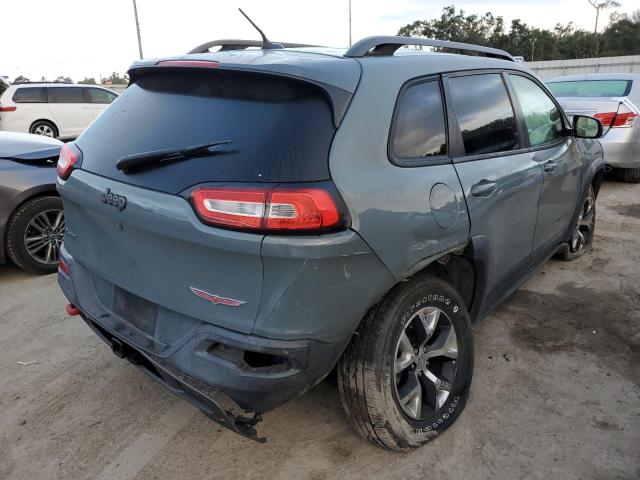 1C4PJMBS9EW308709 - 2014 JEEP CHEROKEE TRAILHAWK 灰色 照片 4