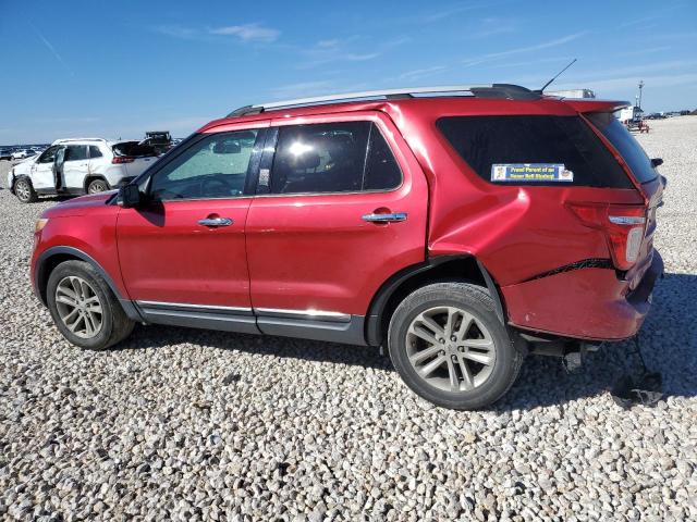 1FMHK7D80BGA53258 - 2011 FORD EXPLORER XLT RED photo 2