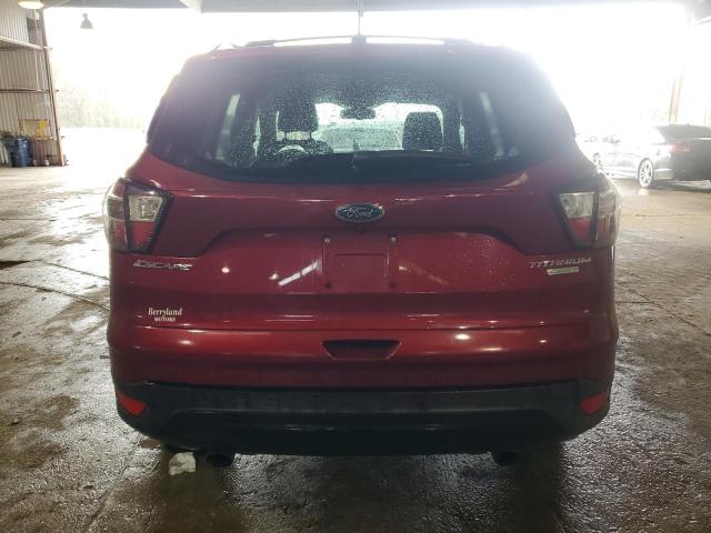 1FMCU0J97HUD83966 - 2017 FORD ESCAPE TITANIUM RED photo 6