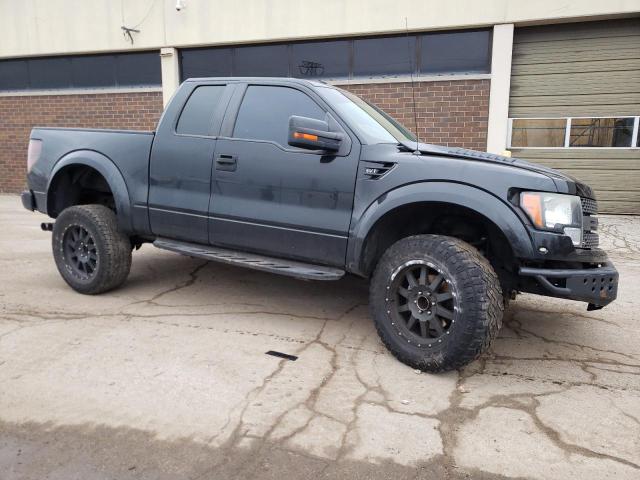 1FTEX1EV4AFB10821 - 2010 FORD F150 SUPER CAB BLACK photo 4