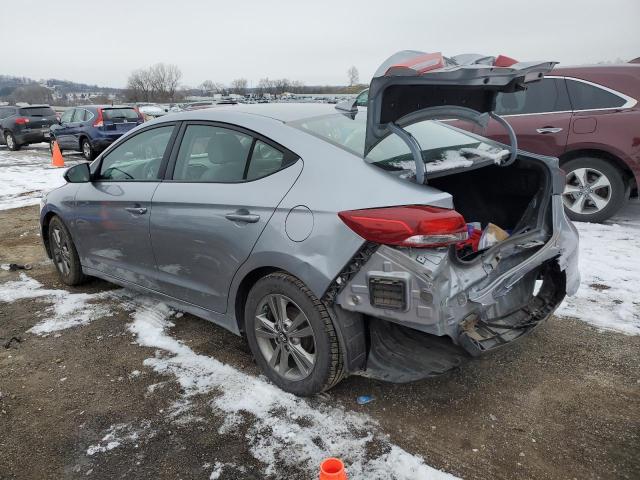 5NPD84LF9HH053134 - 2017 HYUNDAI ELANTRA SE GRAY photo 2