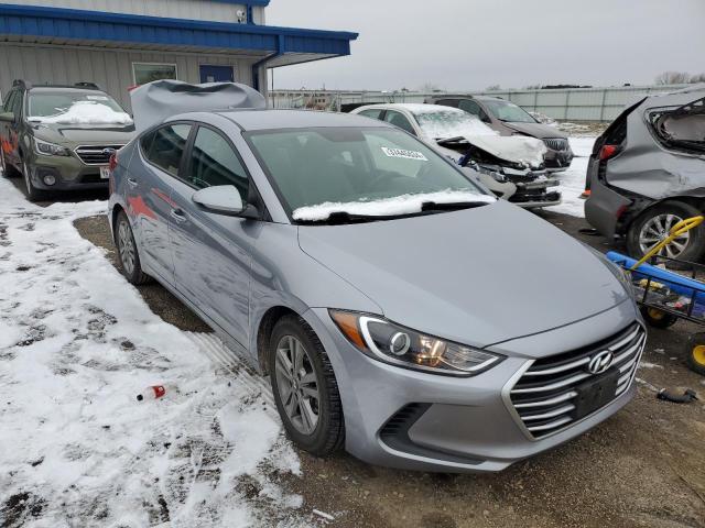 5NPD84LF9HH053134 - 2017 HYUNDAI ELANTRA SE GRAY photo 4