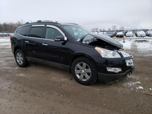 1GNKVGED5BJ312673 - 2011 CHEVROLET TRAVERSE LT BLACK photo 4