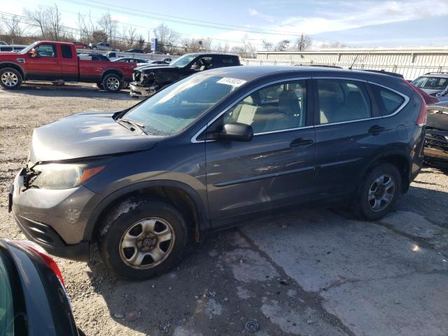 2HKRM4H35DH611295 - 2013 HONDA CR-V LX GRAY photo 1