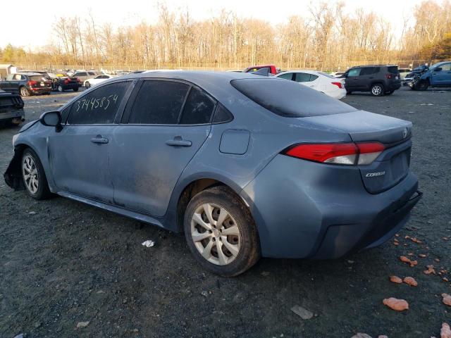 JTDEPRAE1LJ060125 - 2020 TOYOTA COROLLA LE BLUE photo 2