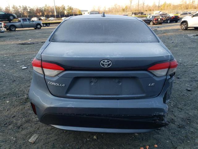 JTDEPRAE1LJ060125 - 2020 TOYOTA COROLLA LE BLUE photo 6