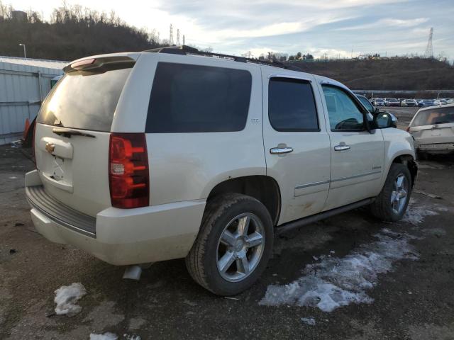 1GNSKCE00ER225963 - 2014 CHEVROLET TAHOE K1500 LTZ WHITE photo 3