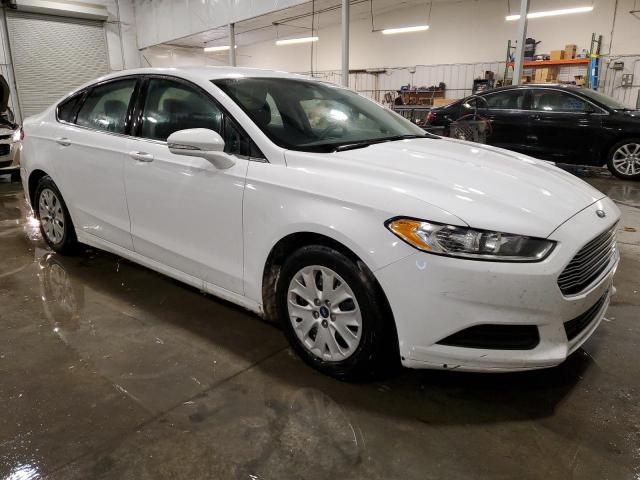 3FA6P0H77ER389434 - 2014 FORD FUSION SE WHITE photo 4