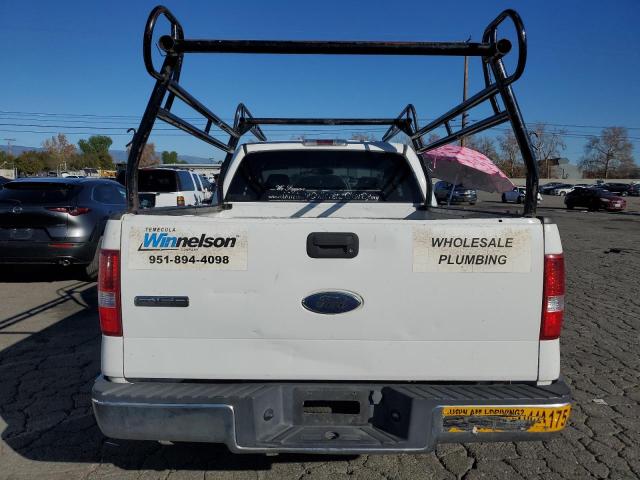 1FTRX12W18FB59760 - 2008 FORD F150 WHITE photo 6