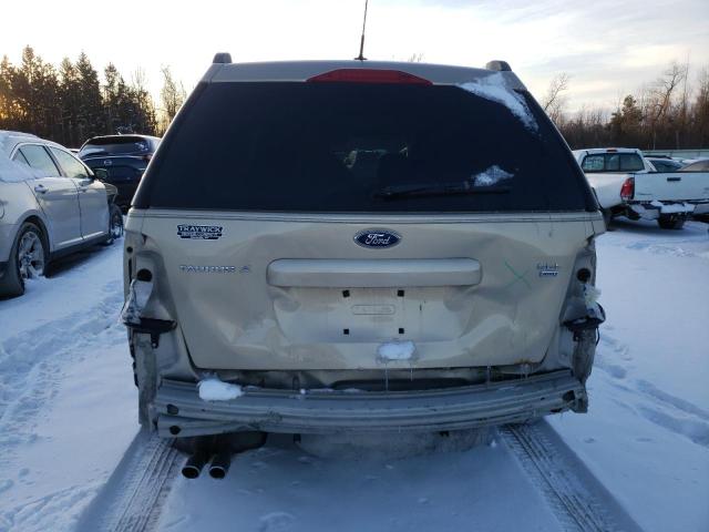 1FMDK05W68GA28232 - 2008 FORD TAURUS X SEL GOLD photo 6