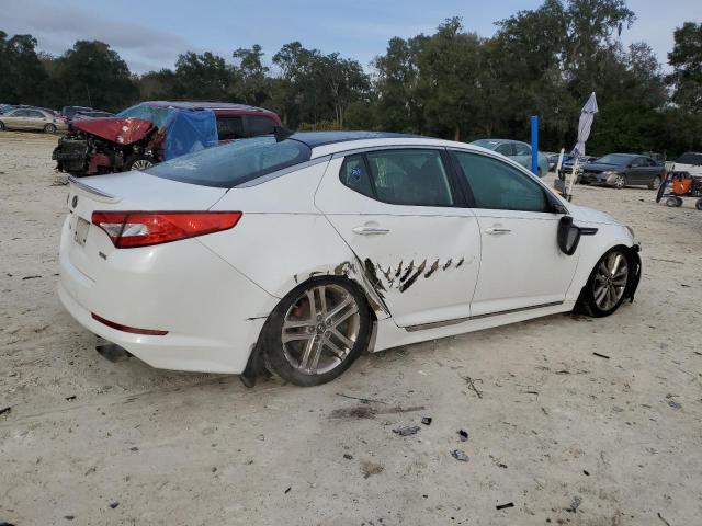 5XXGR4A64DG097710 - 2013 KIA OPTIMA SX WHITE photo 3