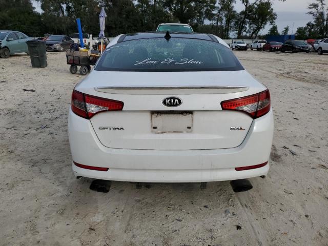 5XXGR4A64DG097710 - 2013 KIA OPTIMA SX WHITE photo 6