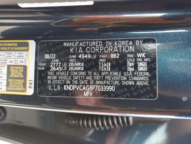 KNDPVCAG8P7033990 - 2023 KIA SPORTAGE EX BLUE photo 13