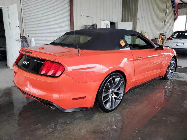 1FATP8FF7F5429737 - 2015 FORD MUSTANG GT ORANGE photo 3