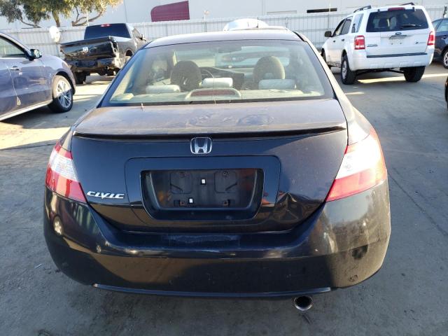 2HGFG12896H530231 - 2006 HONDA CIVIC EX BLACK photo 6