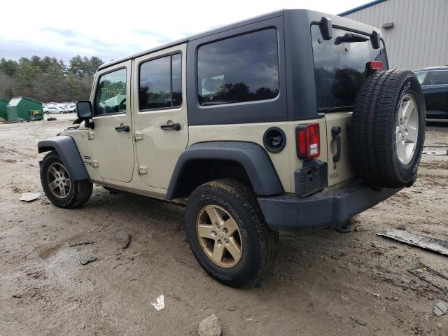 1C4BJWDG4JL888574 - 2018 JEEP WRANGLER U SPORT Світло-коричневий фото 2