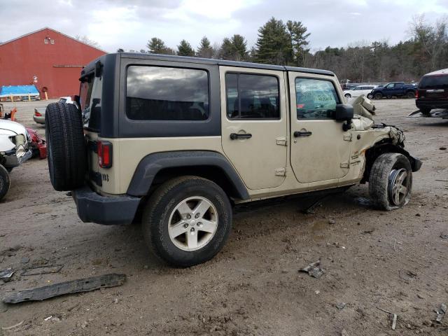 1C4BJWDG4JL888574 - 2018 JEEP WRANGLER U SPORT TAN photo 3