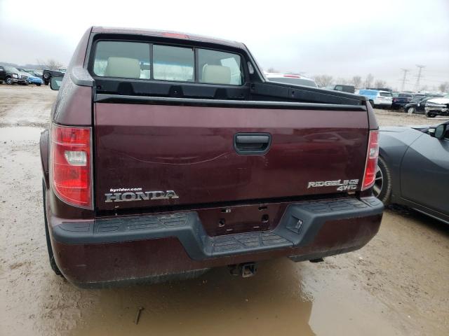 5FPYK1F21AB004760 - 2010 HONDA RIDGELINE RT PURPLE photo 6