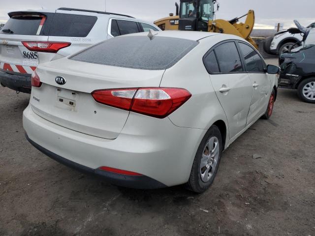 KNAFK4A66E5179795 - 2014 KIA FORTE LX WHITE photo 3