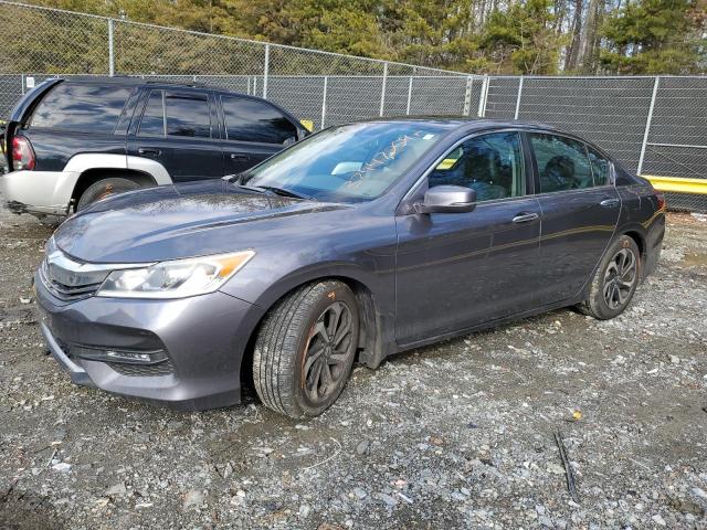 1HGCR2F82HA196056 - 2017 HONDA ACCORD EXL GRAY photo 1