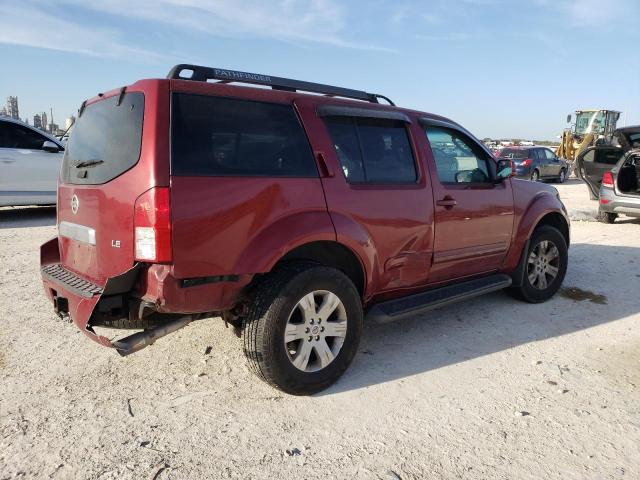 5N1AR18WX5C702580 - 2005 NISSAN PATHFINDER LE 勃艮第红 照片 3